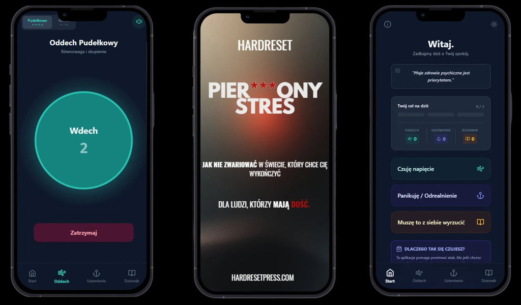 🔥🔥🔥 PAKIET HARD RESET: Ebook "PIER***NY STRES" + Aplikacja (GRATIS)
