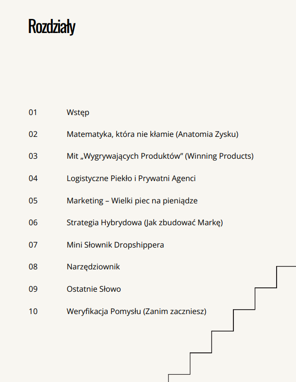 🔥 Ebook: Dropshipping BEZ CENZURY – Brutalna prawda o e-commerce i o Guru którzy żerują na twoich marzeniach!