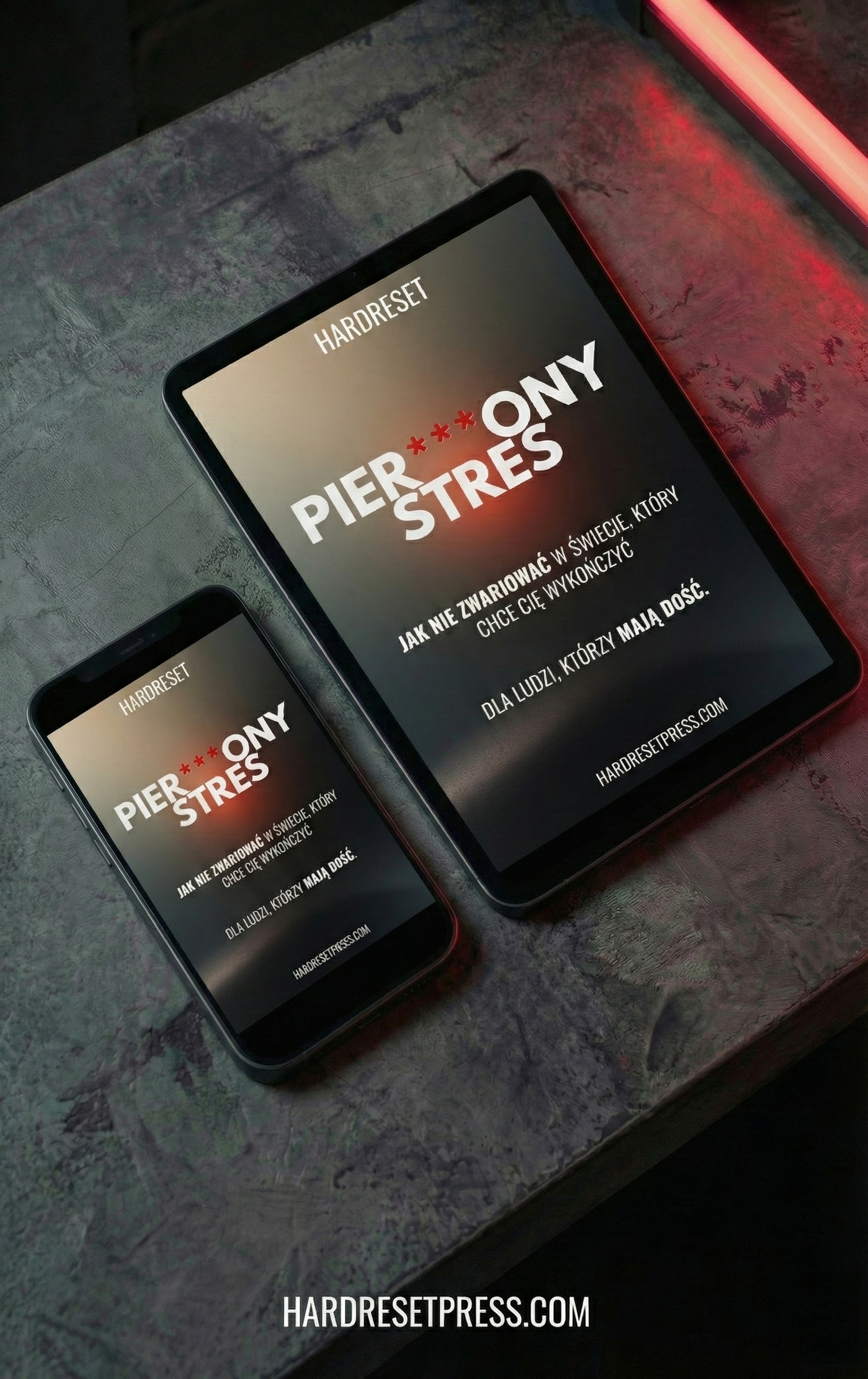 🔥E-BOOK: PIER***ONY STRES - dla ludzi, którzy mają dość. ! JAK NIE ZWARIOWAĆ W ŚWIECIE, KTÓRY CHCE CIĘ WYKOŃCZYĆ